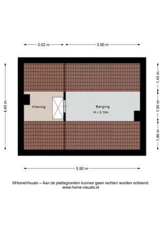 Floorplan - Prinses Marijkelaan 16, 7776 XE Slagharen